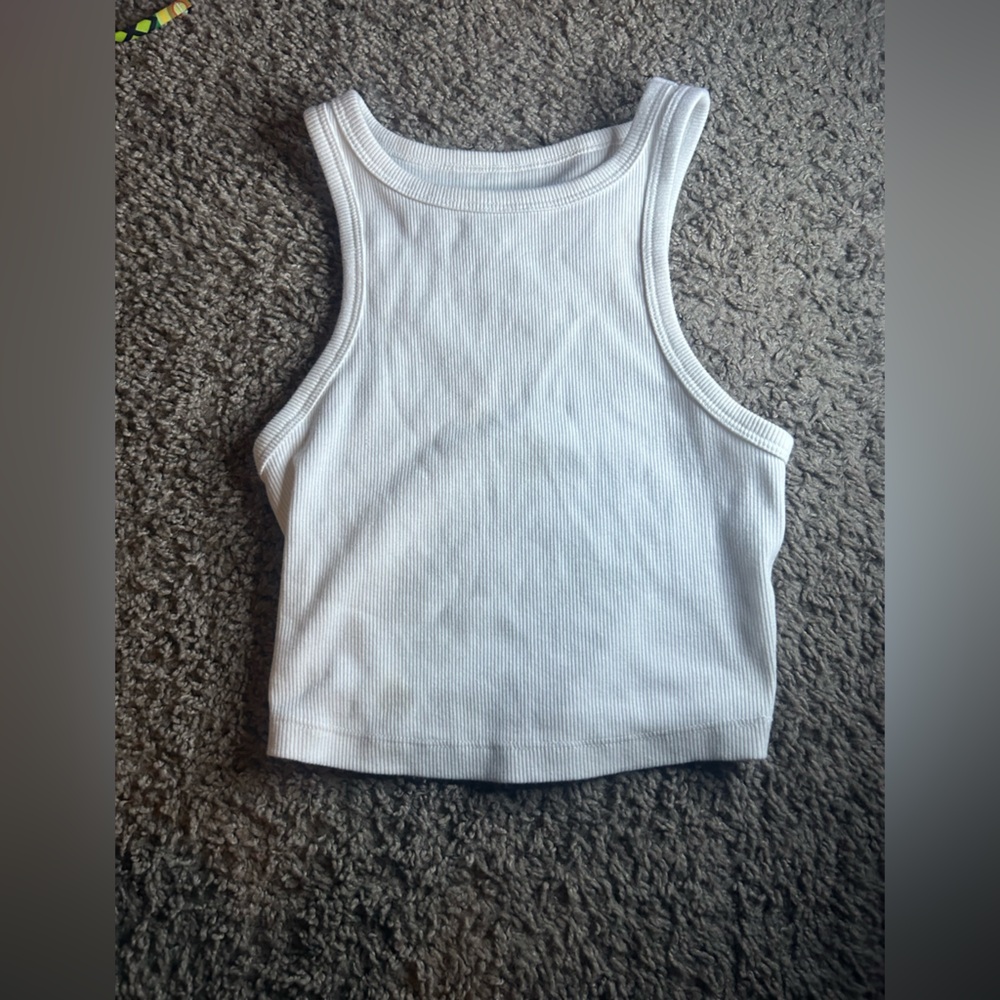 high neck crop top